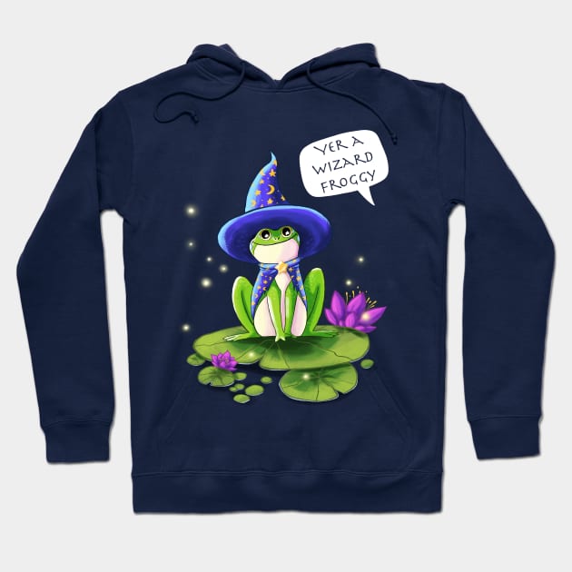 Yer a Wizard Froggy Hoodie by FyreLyte